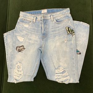 Hudson butterfly jeans. Size 28